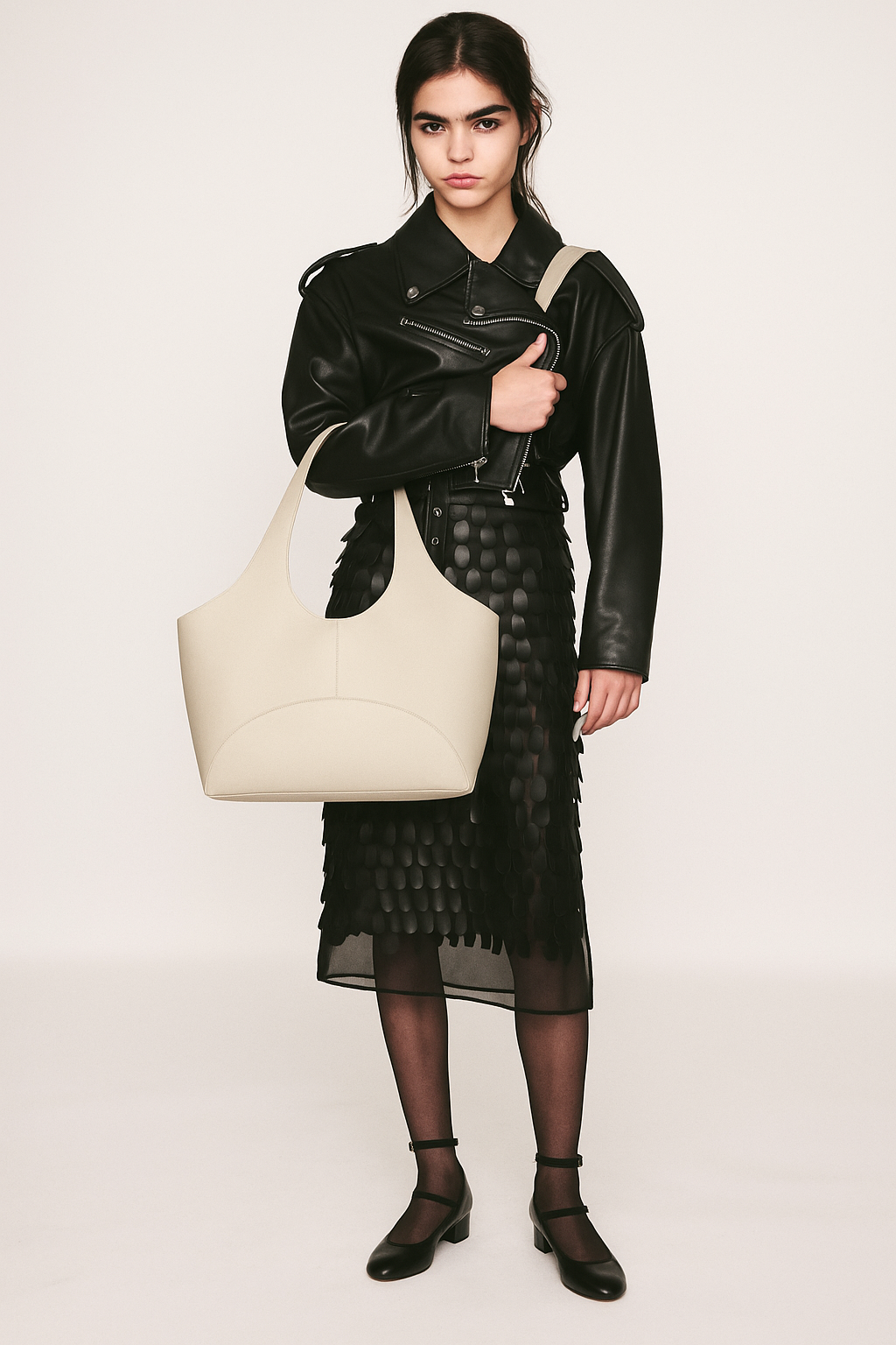 Pebble Leather Bone - ABUNDANCE