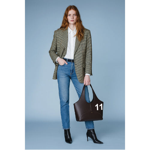 Pebble Leather Chocolate - ABUNDANCE