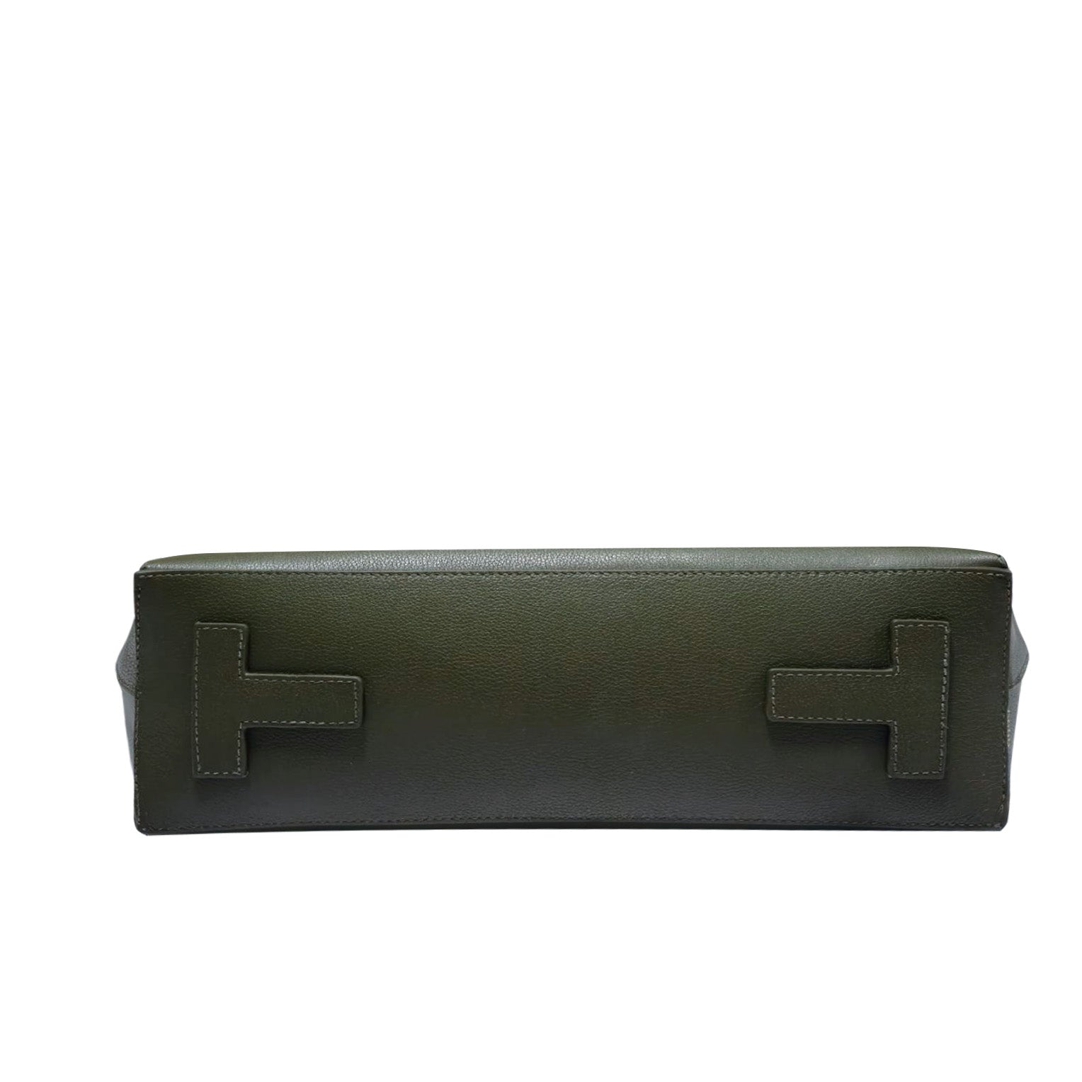 Pebble Leather Olive Green - ABUNDANCE