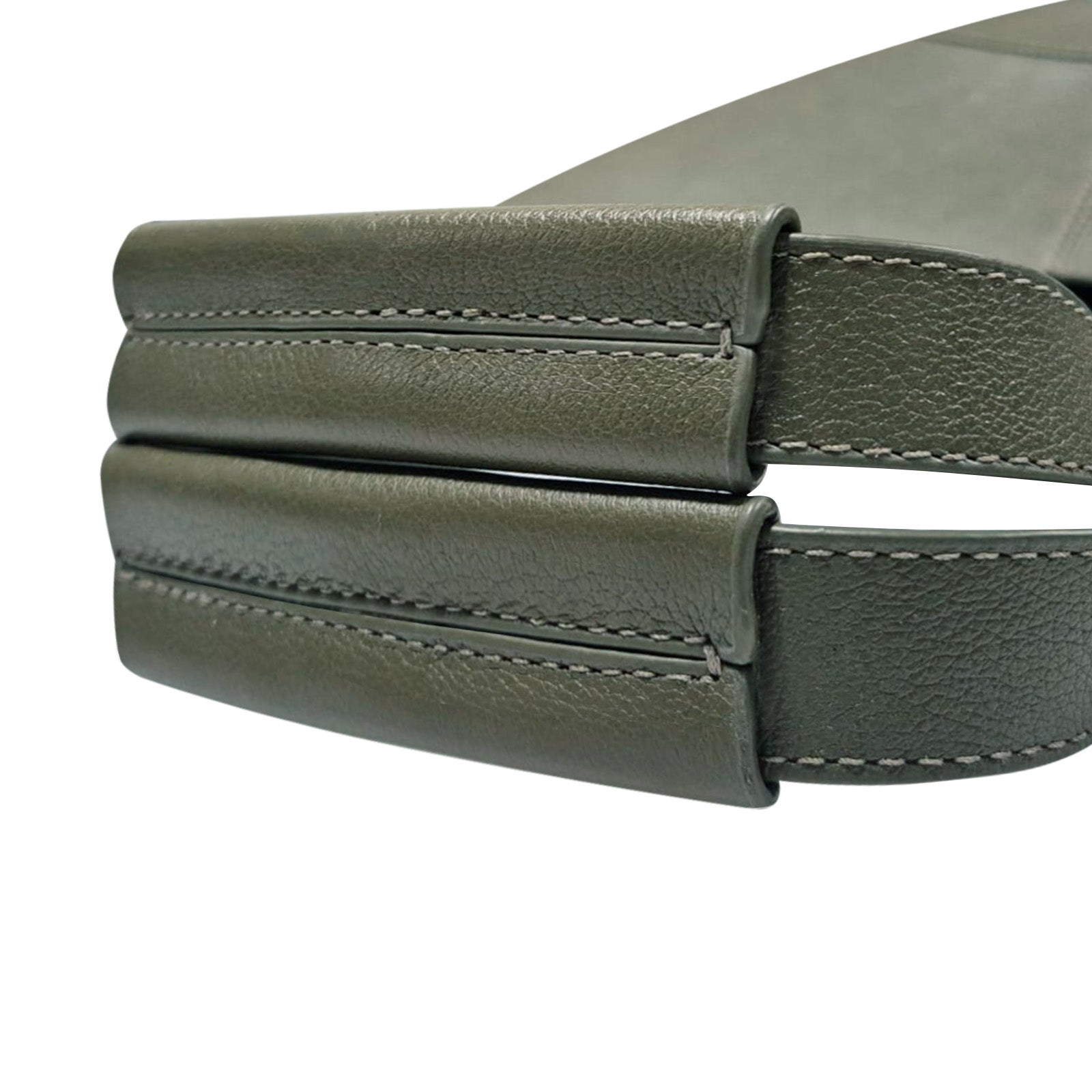 Pebble Leather Olive Green - ABUNDANCE