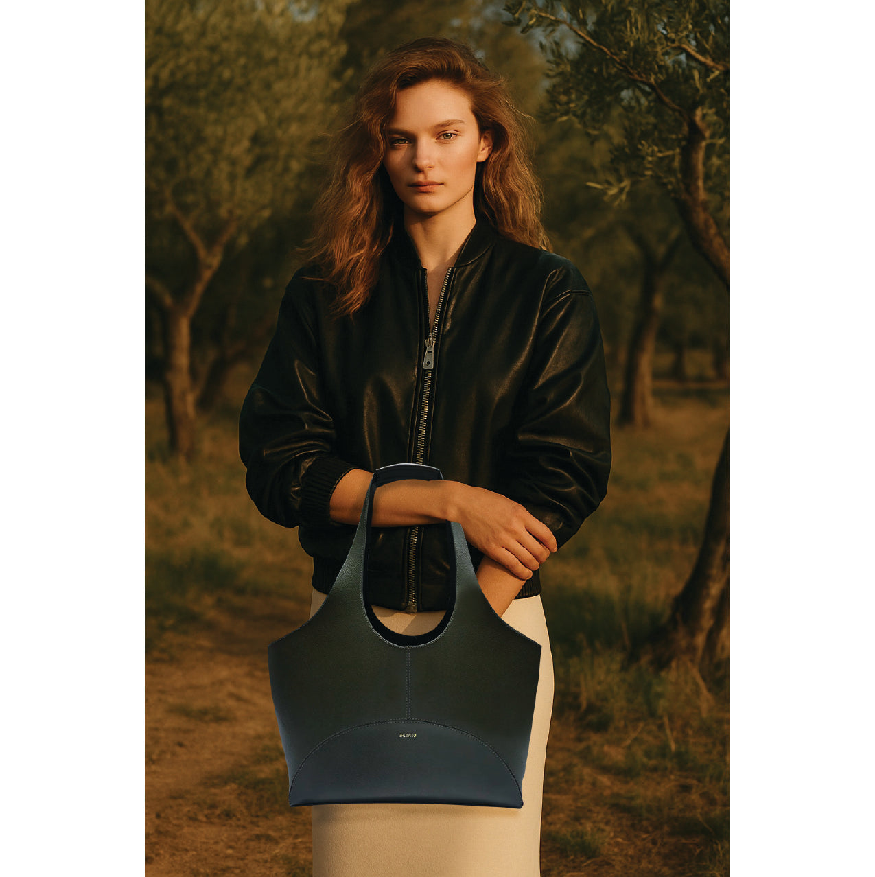 Pebble Leather Olive Green - ABUNDANCE
